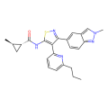 (1R,2R)-2-methyl-N-[3-(2-methylindazol-5-yl)-4-(6-propylpyridin-2-yl)-1,2-thiazol-5-yl]cyclopropane-1-carboxamide