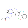 (2R,4aR)-11-Chloro-9-fluoro-10-(2-fluoro-6-hydroxyphenyl)-2,6-dimethyl-3-(prop-2-enoyl)-2,3,4,4a-tetrahydro-1H-pyrazino[1′,2′:4,5]pyrazino[2,3-c]quinolin-5(6H)-one