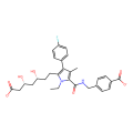 4-[({5-[(3R,5R)-6-carboxylato-3,5-dihydroxyhexyl]-1-ethyl-4-(4-fluorophenyl)-3-methyl-1H-pyrrol-2-yl}formamido)methyl]benzoate