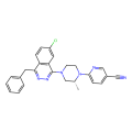 6-[(2R)-4-(4-benzyl-7-chlorophthalazin-1-yl)-2-methylpiperazin-1-yl]pyridine-3-carbonitrile