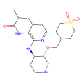 8-[[(3R,4R)-3-[(1,1-dioxothian-4-yl)methoxy]piperidin-4-yl]amino]-3-methyl-1H-1,7-naphthyridin-2-one