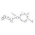 (2R)-2-[[(2S)-1-[2-[[(2S)-6-amino-2-[[(2S,5S,8S,11S,13Z,16S)-16-amino-2-[3-(diaminomethylideneamino)propyl]-8-(hydroxymethyl)-5-(2-methylpropyl)-3,6,9,17-tetraoxo-1,4,7,10-tetrazacycloheptadec-13-ene-11-carbonyl]amino]hexanoyl]amino]acetyl]pyrrolidine-2-c