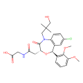 2-{2-[(3R,5S)-7-chloro-5-(2,3-dimethoxyphenyl)-1-(3-hydroxy-2,2-dimethylpropyl)-2-oxo-1,2,3,5-tetrahydro-4,1-benzoxazepin-3-yl]acetamido}acetic acid