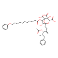 (6R,7R)-1-[(4S,5R)-4-(acetyloxy)-5-benzyl-3-methylidenehexyl]-4,7-dihydroxy-6-[(11-phenoxyundecanoyl)oxy]-2,8-dioxabicyclo[3.2.1]octane-3,4,5-tricarboxylic acid