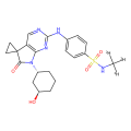 4-[[7'-[(1R,3R)-3-hydroxycyclohexyl]-6'-oxospiro[cyclopropane-1,5'-pyrrolo[2,3-d]pyrimidine]-2'-yl]amino]-N-(trideuteriomethyl)benzenesulfonamide