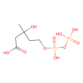 (RS)-5-diphosphomevalonate