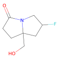rel-(6S,8R)-6-fluoro-8-(hydroxymethyl)-2,5,6,7-tetrahydro-1H-pyrrolizin-3-one