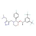 2-(R)-(1-(R)-(3,5-bis(trifluoromethyl)phenyl)-ethoxy)-4-(5-(dimethylamino)methyl-1,2,3-triazol-4-yl)methyl-3-(S)-(4-fluorophenyl)morpholine