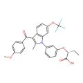(R)-2-(3-(3-(4-methoxybenzoyl)-2-methyl-6-(trifluoromethoxy)-1H-indol-1-yl)phenoxy)butanoic acid