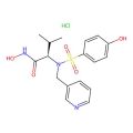(2R)-2-[(4-hydroxyphenyl)sulfonyl-(3-pyridylmethyl)amino]-3-methyl-butanehydroxamic acid hydrochloride