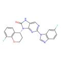 (R)-2-(6-Fluoro-1H-benzo[d]imidazol-1-yl)-9-(8-fluorochroman-4-yl)-7H-purin-8(9H)-one