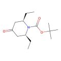 (2R,6S)-2,3-二叔丁基2,6-二乙基-4-氧代哌啶-1-甲酸叔丁酯