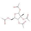 (3R,4R,5R)-5-(acetoxymethyl)-3-methyltetrahydrofuran-2,3,4-triyl triacetate