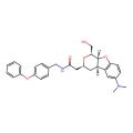 2-[(1S,3S,4aS,9aR)-6-(dimethylamino)-1-(hydroxymethyl)-3,4,4a,9a-tetrahydro-1H-pyrano[3,4-b]benzofuran-3-yl]-N-[(4-phenoxyphenyl)methyl]acetamide