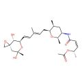(2S,3Z)-5-{[(2R,3R,5S,6S)-6-{(2E,4E)-5-[(3R,4R,5R,7S)-4,7-dihydroxy-7-methyl-1,6-dioxaspiro[2.5]oct-5-yl]-3-methylpenta-2,4-dien-1-yl}-2,5-dimethyltetrahydro-2H-pyran-3-yl]amino}-5-oxopent-3-en-2-yl acetate