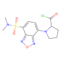 (S)-(-)-DBD-Pro-COCl [=(S)-(-)-4-(N,N-二甲氨基磺酰基)-7-(2-氯甲酰四氢吡咯-1-基)-2,1,3-苯并恶二唑][用于旋光纯度测定的高效液相色谱标记试剂]
