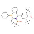 [S（R）]-N-[（S）-[3,5-双（1,1-二甲基乙基）-4-甲氧基苯基] [2-（二环己基膦基）苯基]甲基]-N，2-二甲基-2-丙烷亚磺酰胺