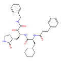 (S)-N-Benzyl-3-((S)-2-cinnamamido-3-cyclohexylpropanamido)-2-oxo-4-((S)-2-oxopyrrolidin-3-yl)butanamide
