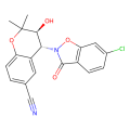 (3S,4R)-4-(6-chloro-3-oxo-1,2-benzoxazol-2-yl)-3-hydroxy-2,2-dimethyl-3,4-dihydrochromene-6-carbonitrile
