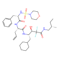 (2S)-N-[(2S,3R)-1-cyclohexyl-4,4-difluoro-3-hydroxy-4-{[(2S)-2-methylbutyl]carbamoyl}butan-2-yl]-2-[(2S)-2-[(morpholine-4-sulfonyl)amino]-3-phenylpropanamido]pent-4-enamide