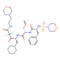 (4S)-5-cyclohexyl-2,2-difluoro-N-(2-morpholin-4-ylethyl)-4-[[(2S)-2-[[(2S)-2-(morpholin-4-ylsulfonylamino)-3-phenylpropanoyl]amino]pent-4-enoyl]amino]-3-oxopentanamide