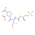 (2S)-1-[(2S,3R)-2-[[(2R,3R)-3-amino-2-sulfanyl-5-sulfopentanoyl]amino]-3-methylpentanoyl]pyrrolidine-2,3-dicarboxylic acid