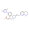 (3S)-3-(3-(3,5-Dimethyl-1H-pyrazol-1-yl)phenyl)-4-((1S,3R)-1-methyl-3-(2-(5,6,7,8-tetrahydro-1,8-naphthyridin-2-yl)ethyl)pyrrolidin-1-ium-1-yl)butanoate