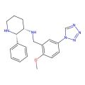 (2S,3S)-N-[[2-methoxy-5-(tetrazol-1-yl)phenyl]methyl]-2-phenylpiperidin-3-amine