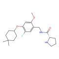 (S)-N-(4-((4,4-Dimethylcyclohexyl)oxy)-5-fluoro-2-methoxybenzyl)pyrrolidine-2-carboxamide