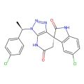 (7S)-5'-chloro-3-[(1R)-1-(4-chlorophenyl)ethyl]-1',2',3,4,5,6-hexahydrospiro[[1,2,3]triazolo[4,5-b]pyridine-7,3'-indole]-2',5-dione