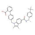 2-[4-[[5-[[(1S)-1-(4-tert-butylphenyl)ethyl]carbamoyl]-2,3-dimethylindol-1-yl]methyl]phenyl]benzoic acid