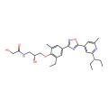 (S)-N-(3-(4-(5-(2-(Diethylamino)-6-methylpyridin-4-yl)-1,2,4-oxadiazol-3-yl)-2-ethyl-6-methylphenoxy)-2-hydroxypropyl)-2-hydroxyacetamide
