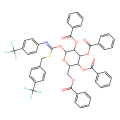 2,3,4,6-四-O-苯甲酰-α-D-吡喃葡萄糖基-对三氟甲基苄硫代-N-(对三氟甲基苯基)甲酰亚胺盐
