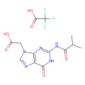 2,2,2-三氟乙酸的化合物与2-(2-异丁基-6-氧代-1H-嘌呤-9(6H)-基)乙酸