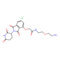 Thalidomide-O-amido-PEG-C2-NH2 hydrochloride
