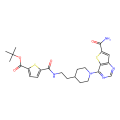 tert-butyl 5-[2-[1-(6-carbamoylthieno[3,2-d]pyrimidin-4-yl)piperidin-4-yl]ethylcarbamoyl]thiophene-2-carboxylate