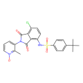 4-tert-butyl-N-[7-chloro-2-(2-methyl-1-oxidopyridin-1-ium-3-yl)-1,3-dioxoisoindol-4-yl]benzenesulfonamide