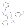 6-(4-tert-Butylphenyl)-4-(2-hydroxyphenyl)-3-methyl-1-phenyl-1H-pyrazolo[3,4-b]pyridine-5-carbonitrile