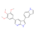 5-[5-(3,4,5-trimethoxyphenyl)-1H-pyrrolo[2,3-b]pyridin-3-yl]-1H-indole