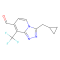 3-(cyclopropylmethyl)-8-(trifluoromethyl)-[1,2,4]triazolo[4,3-a]pyridine-7-carbaldehyde
