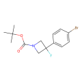 tert-butyl 3-(4-bromophenyl)-3-fluoro-azetidine-1-carboxylate