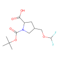 (2S,4S)-1-tert-butoxycarbonyl-4-(difluoromethoxymethyl)pyrrolidine-2-carboxylic acid