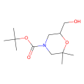 tert-butyl (6R)-6-(hydroxymethyl)-2,2-dimethylmorpholine-4-carboxylate