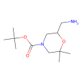 tert-butyl (6R)-6-(aminomethyl)-2,2-dimethylmorpholine-4-carboxylate