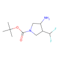 tert-butyl trans-3-amino-4-(difluoromethyl)pyrrolidine-1-carboxylate
