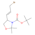 tert-butyl (4S)-4-[(E)-3-bromoprop-1-enyl]-2,2-dimethyl-oxazolidine-3-carboxylate