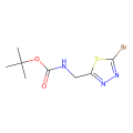 tert-butyl N-[(5-bromo-1,3,4-thiadiazol-2-yl)methyl]carbamate