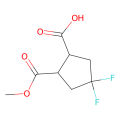 trans-4,4-difluoro-2-(methoxycarbonyl)cyclopentane-1-carboxylic acid