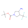 tert-butyl trans-3-amino-4-(trifluoromethyl)pyrrolidine-1-carboxylate