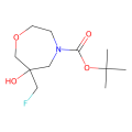 tert-butyl 6-(fluoromethyl)-6-hydroxy-1,4-oxazepane-4-carboxylate